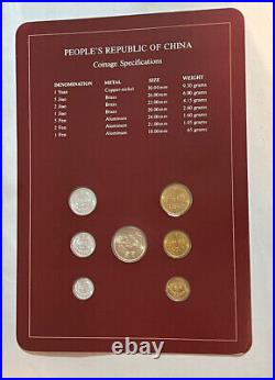 Coin Sets of All Nations People's Republic of China 81 (+ 77 & 82) Franklin Mint