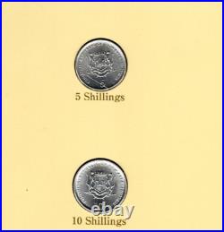 Coin Sets of All Nations Somalia (Somali) 5, 10 Shillings FAO 2000 Rare Edition