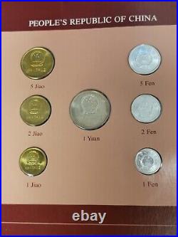 Coin Sets of All Nations Vol 1 & 2 with People's Republic of China 1981-82