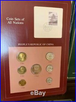 Coin set of all nations Franklin Mint 101 sets includes People Republic of China