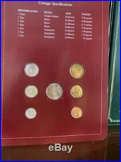 Coin set of all nations Franklin Mint 101 sets includes People Republic of China