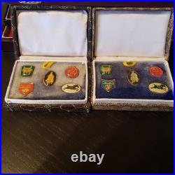 Combo Set! Asian Zodiac & Terracotta Warriors Coin Sets, Enamel Lapel Pins
