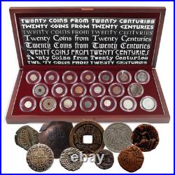 DELUXE COLLECTOR SET 20 Coins from 20 Centuries Rome China Judaea & MANY MORE