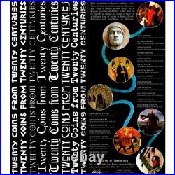 DELUXE COLLECTOR SET 20 Coins from 20 Centuries Rome China Judaea & MANY MORE