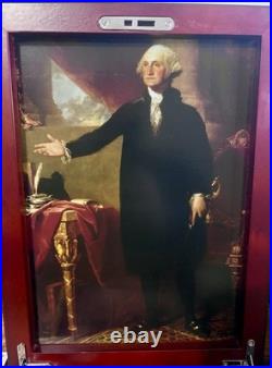 Danbury Mint George Washington Coin & Currency Set with wood box Case