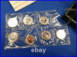 EXPO 2010 Shanghai China Commemorative Ag. 999 10g Silver 8-Coin Set