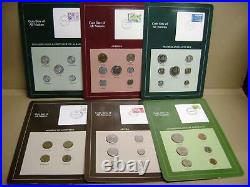 Franklin Mint Coin Sets of All Nations 4 Volume Set 120 Cards 718 coins withChina