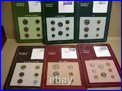 Franklin Mint Coin Sets of All Nations 4 Volume Set 120 Cards 718 coins withChina