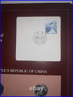 Genuine 1981 China Proof Set in Coin Sets of All Nations Holder Jiao Yuan Fen