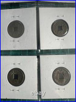 Guangxu Tongbao China Cash Coin Set 6 Types Collectible Lot, Genuine