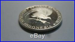 Indonesia 200 250 500 750 1000 Rupiah Proof Set, 1970, Only coin