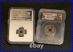 Japanese Cash Coin ICG and Pirate Money Coin NGC Set