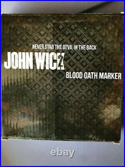 John Wick 2 Blood Oath Marker & 4 Gold Continental Coins Set. Fully Licensed
