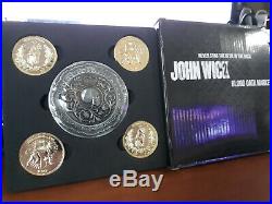 John Wick 2 Blood Oath Marker Prop And Four Gold Coins Replica Set Rare NEW