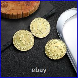 John Wick Gold Coins Blood Oath Marker Cosplay Prop Replica Collection Gift