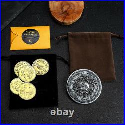John Wick Gold Coins Blood Oath Marker Movie Prop Replica Collectible Gift