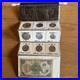 Korean-Chinese-Antique-Coin-Banknote-Collection-Set-Tea-Souvenir-Coins-01-lfva
