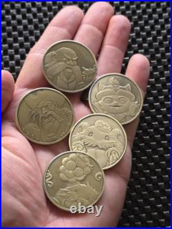 League Of Legends X Momchilovtsi Coin Album Set Riot Games Rare Promo China LOL League Of Legends X Momchilovtsi Coin Album Set Riot Games Rare Promo China LOL