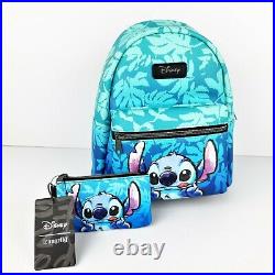 Loungefly Disney Lilo and Stitch Tropical Mini Backpack & ID Coin Purse Set