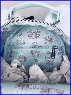 Loungefly Mickey & Minnie Wedding Backpack & Coin Purse Tote Set READ