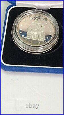 Macau 100 Patacas 1996 Silver Proof Coin Lunar Series RAT Official Coin Set