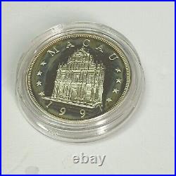 Macau 100 Patacas 1997 Silver Proof Coin Lunar Series OX Official Coin Set