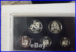 Macau Macao 1984 Silver Proof coin set