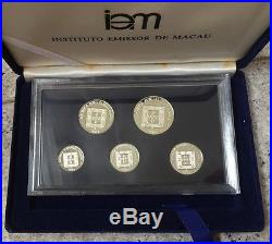 Macau Macao 1984 Silver Proof coin set