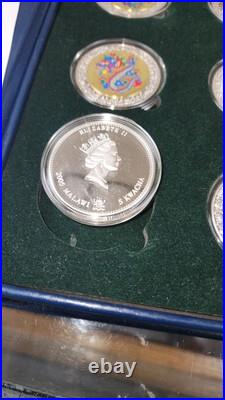 Malawi set 12 coins Lunar Calendar Chinese Zodiac Animals CuNi coins 2005