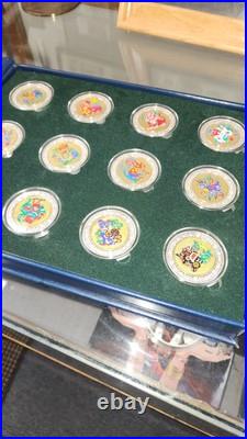 Malawi set 12 coins Lunar Calendar Chinese Zodiac Animals CuNi coins 2005