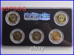 NGC MS-66 China 2003-2005 5 YUAN Coin Treasure Island Taiwan Set, Coins5Pcs