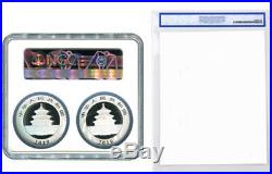 NGC MS70 2019 China 30g Silver Panda Coins Set Designer Signature Commemoration