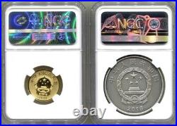 NGC PF70 2018 China 100th Anniv. Fine Arts Central Academy Gold+Silver Coins Set