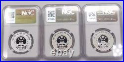 NGC PF70 2024 China National Treasures 15g Silver Coins Set COA First Day Issue