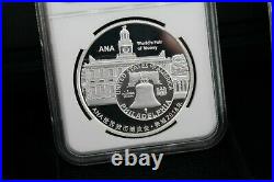 NGC PF70 Ultra Cameo 2017 2018 China Panda 1oz silver, ANA World Fair 2 Coin Set