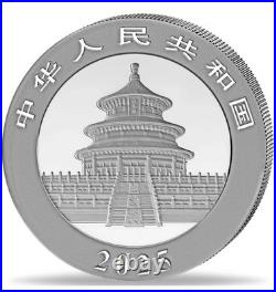 Night & Day Panda 2 x 2025 10 Yuan 30 Gram Pure Silver Coloured Coin Set