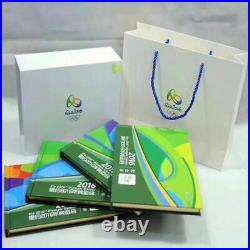 Official Rio 2016 Olympic Complete Set -16 Coins WithAlbum/box