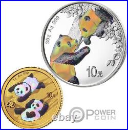 PANDA Jubilee Set Silver Coin 10 Yuan Gold Coin 10 Yuan China 2023