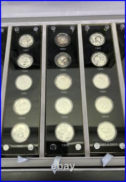 Panda 25 Year Commemorative Coin Set 1982-2007 3 Yuan 1/4oz. 999 Silver Panda 25 Year Commemorative Coin Set 1982-2007 3 Yuan 1/4oz. 999 Silver