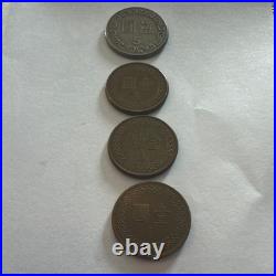 People's Republic of China 5 Yuan & 1 Yuan Set of 4 Coins, Modern Script