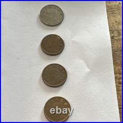 People's Republic of China 5 Yuan & 1 Yuan Set of 4 Coins, Modern Script