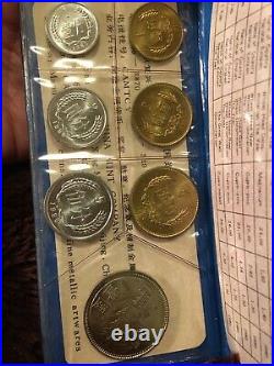 Peoples Bank Of China 1980 Uncirculated Set Of Coins