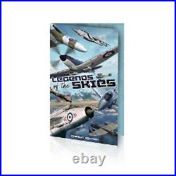 RAF Legends of the Skies Combat Edition Memorabilia Silver Coin Collection Set