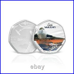 RAF Legends of the Skies Combat Edition Memorabilia Silver Coin Collection Set