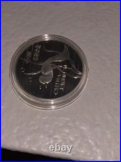 RARE 1984 China Silver Goldfish 4-Medal Proof Set Shanghai Mint Raw Boxed Wear