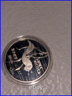 RARE 1984 China Silver Goldfish 4-Medal Proof Set Shanghai Mint Raw Boxed Wear