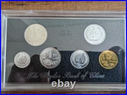 RARE 1996 China RMB Yuan Coins Mint BU Set Official PBOC Plastic Case & Box