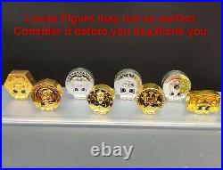 RARE Lot 8 Shopkins Limited Edition Money GOLD SILVER COIN Figures Complete Set