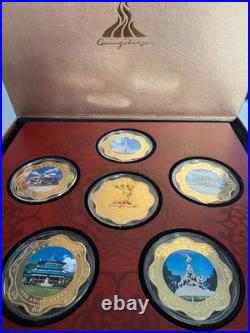 Rare 16th Asian Games Mascot 6 Coin Display Set Guangzhou 2010 Gold