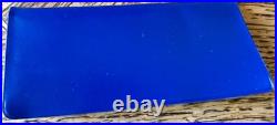 Rare! 1980 People's Bank of China Mint Set of 7 Great Wall Coins Blue Wallet